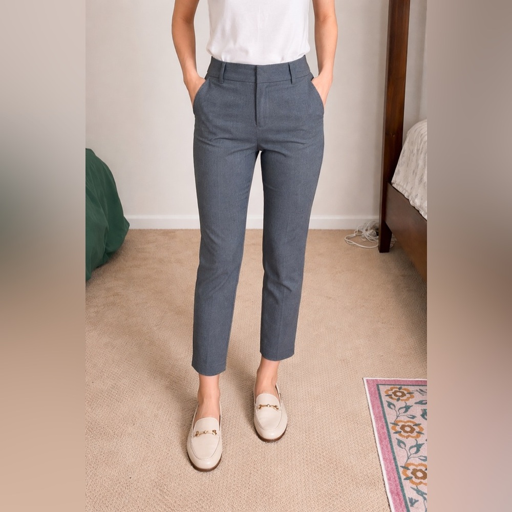 GAP Women's Gray Ankle Pants TALL